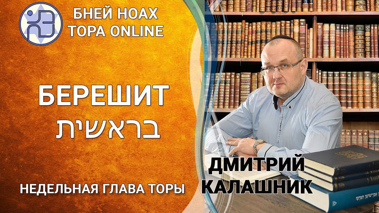 Недельная глава БЕРЕШИТ || Дмитрий Калашник || 5782