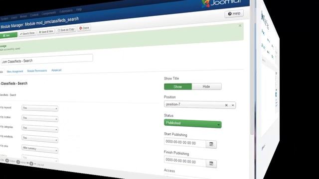 Jom Classifieds - Advanced Search Module смотреть онлайн