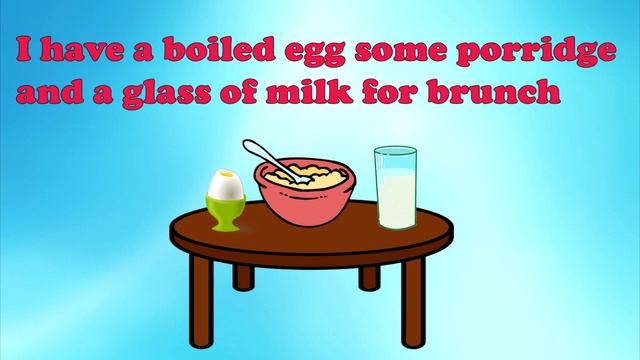 Моя еда, приемы еды на английском языке// #УчуАнглийский смотреть онлайн