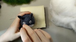 Валяние из шерсти. Как свалять Тоторо из шерсти.