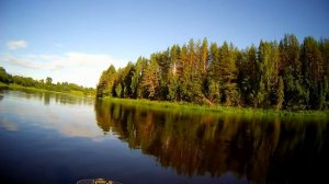 Каяк KINGFISHER покатушки с электромотором на течении