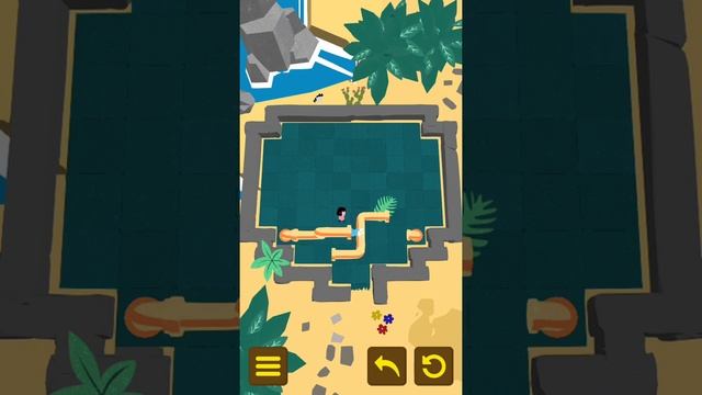 Pipe Push Paradise. Level 9 - Archway. Walkthrough.