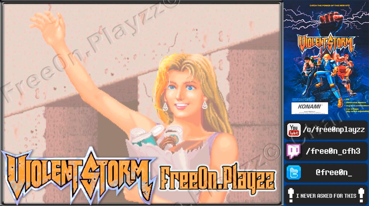 Violent Storm (1993) - #АРКАДНЫЕ АВТОМАТЫ #KONAMI | バイオレントストーム | ПРОХОЖДЕНИЕ Ретро-игры смотреть онлайн