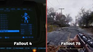 Fallout 4 vs. Fallout 76: Racing Across the Map