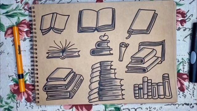How to draw a BOOK | Как нарисовать КНИГУ