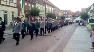 Boizenburg/ Elbe  Altstadt und Schützenfest  Festumzug 2010