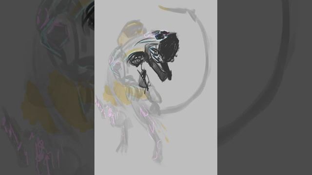 Horizon Forbidden West Machine Art - Clip Studio Paint - Timelapse Speedpaint - Stalker Stealth Lea