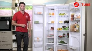 Видеообзор холодильника Side-by-Side LG GC-B247SEUV (B247SMUV) с экспертом «М.Видео»