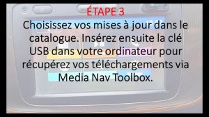 Mettre à jour votre carte pour votre système multimédia Media Nav ou Media Nav Evolution