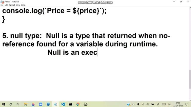 Typescript 24..Type script primitive types..number,boolean,string,undefined,null.... смотреть онлайн