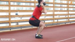 Трастеры с гантелями. Кроссфит