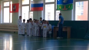 Вручение Ясе желтого пояса по теквондо