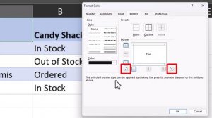 Excel Tips - Split Cells Diagonally