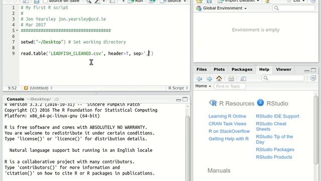 Import CSV file into R смотреть онлайн