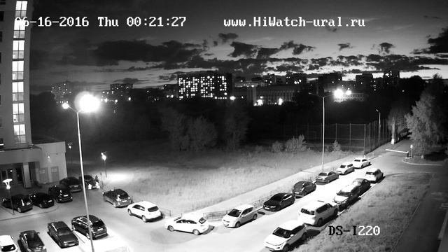 Уличная ip камера HiWatch DS-i220 ночь смотреть онлайн