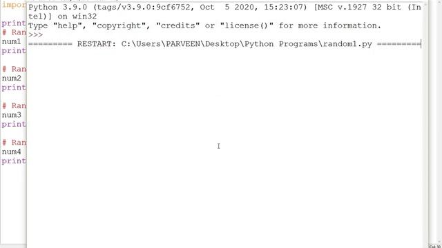 Random Module in Python || Random() Randint() Randrange() Choice() functions in Python in easy step