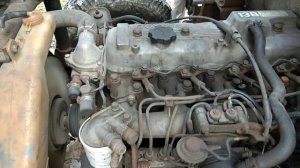 Toyota Dyna 1986 13B engine easy start with dry engine sound