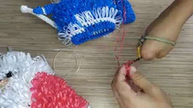Вяжем Деда Мороза крючком. Полный МК