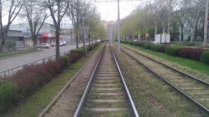 Краснодарский трамвай. Поездка по маршруту №4