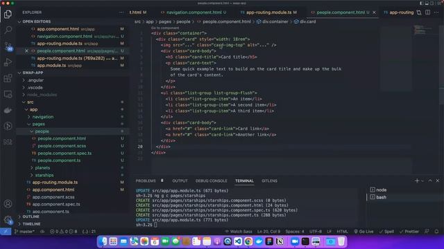 Build an Angular App in 1 Hr [ Components | Routing | Network  ]