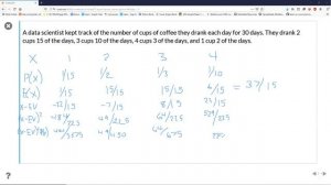 Probability Distribution Table Walkthrough