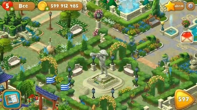 Gardenscapes - обустроены все локации, которые есть на данный момент