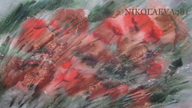 Венета Дочева(VENETA DOCHEVA)-художник,акварел-цветя.mpg