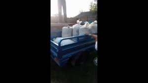 Грузовой скутер Elwinn ETC-3 в работе