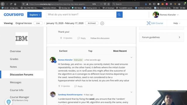 How is "seed" affecting the performance of K-Means? #courseraquestion смотреть онлайн