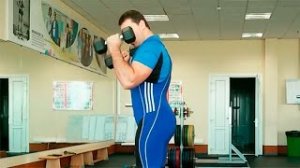 Сгибание рук с гантелями МОЛОТ: техника выполнения