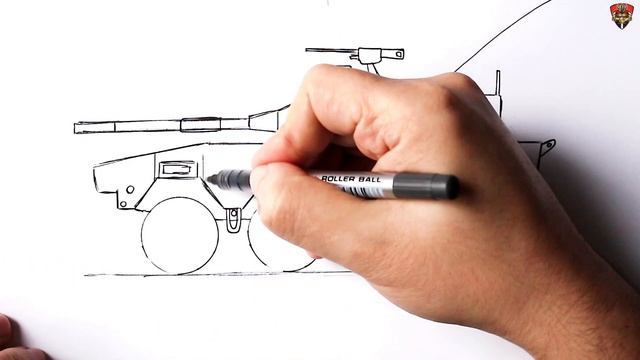 How to draw a Military vehicle смотреть онлайн