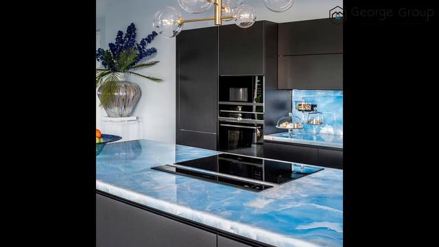 Blue Onyx marble|China stone supplier|Bathroom interior design|Background stairs floor|Villa projec смотреть онлайн