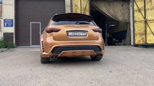 Доработка выпускной системы на Infiniti FX 37s