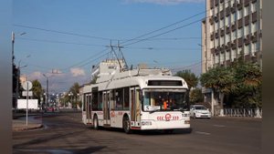Троллейбус БКМ-321 №1081 Маршрут 4 5 и 13 г.Красноярск