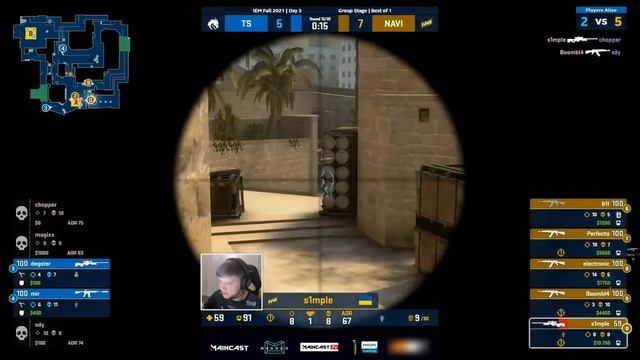 Na'Vi vs Team Spirit - IEM Fall RMR - ЛУЧШИЕ МОМЕНТЫ МАТЧА | CS:GO