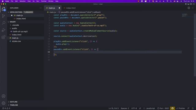 Web Audio API Tutorial #3 | Audio Context and loading files into the Web Audio Api смотреть онлайн