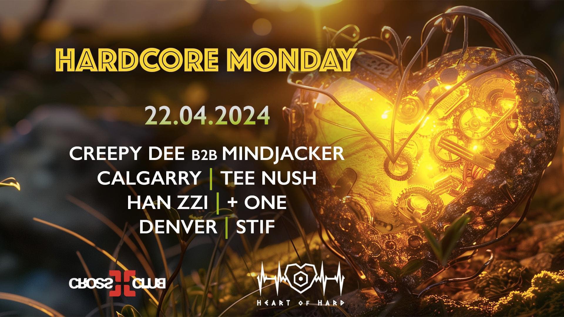 Live @ HardCore Monday, Cross Club, Prague 22.04.2024