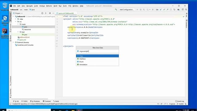 Going from nothing to Hello World with IntellIJ IDEA, Maven, Git and JDK/Java 11+ on Windows 10 смотреть онлайн