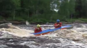 Карелия, порог Сизовский, р. Шуя, байдарка Маринка