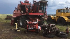 Дон 1500А , подготовка к замене двигателя.