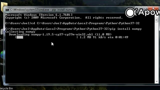 How to install NumPy, Pandas and Matplotlib in python | python 3.7.2