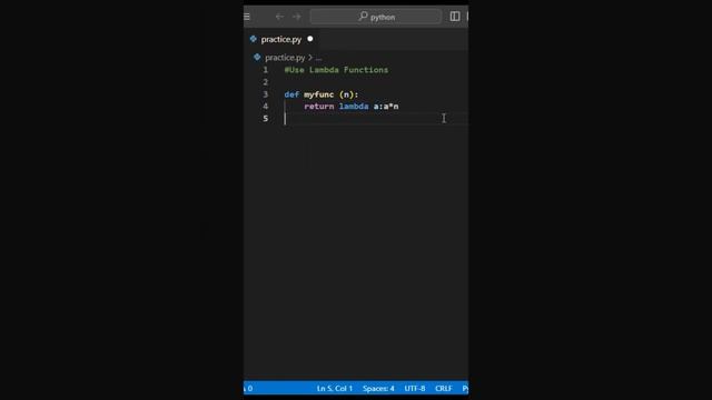 use lambda functions #python #pythonprogramming #coding #pythoncoding #programming #code