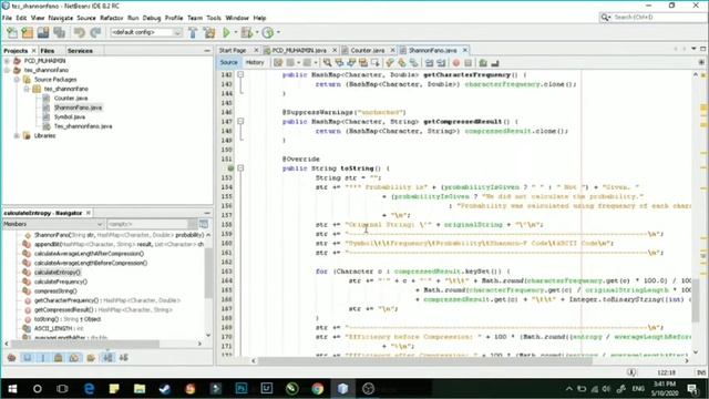 Program Shannon Fano Code смотреть онлайн