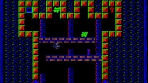 Электроника БК-0010, игра ''Бомбермен- тест Милены'' (BK-0010, Bomber)