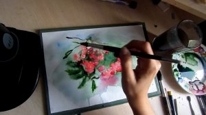 Рисуем рябину. Евгения Кузьмина. Магия акварели