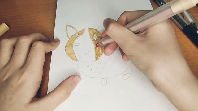 Как нарисовать корги смотреть онлайн