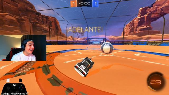 JUGANDO 2V2 CON @RosdriRocketLeague Y USANDO DOMINUS BLANCO TITANIO! Rocket League смотреть онлайн