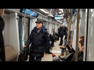 81-775.2 "Москва 2024" на Замоскворецкой линии, первый день работы. 11 марта 2024 год