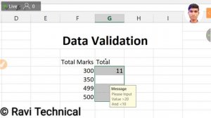 data validation in Microsoft Excel 2013 what is data validation ? वेलिडेशन क्या है एक्सेल में