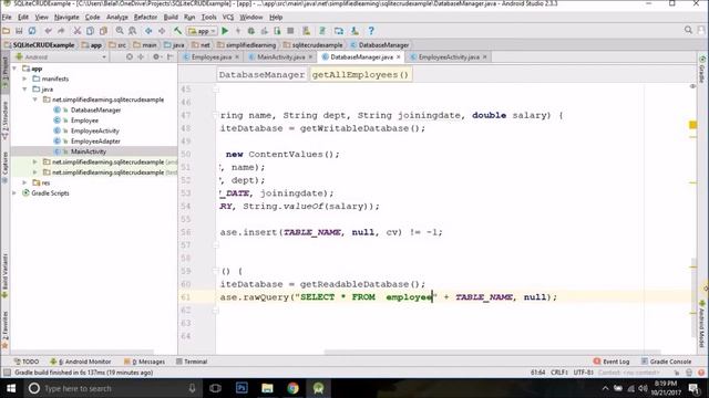 #5 Android SQLite Database Tutorial - SQLiteOpenHelper смотреть онлайн